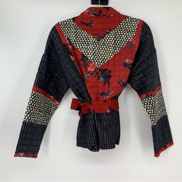 NEW Anthropologie Dolan Quilted Patchwork Jacket Size S - Picture 5 of 7